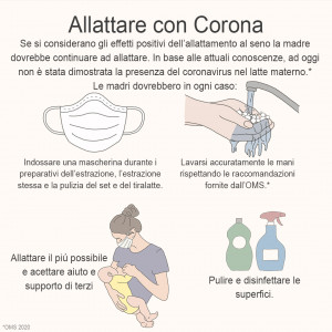 Allattare con Corona Allattare con Corona